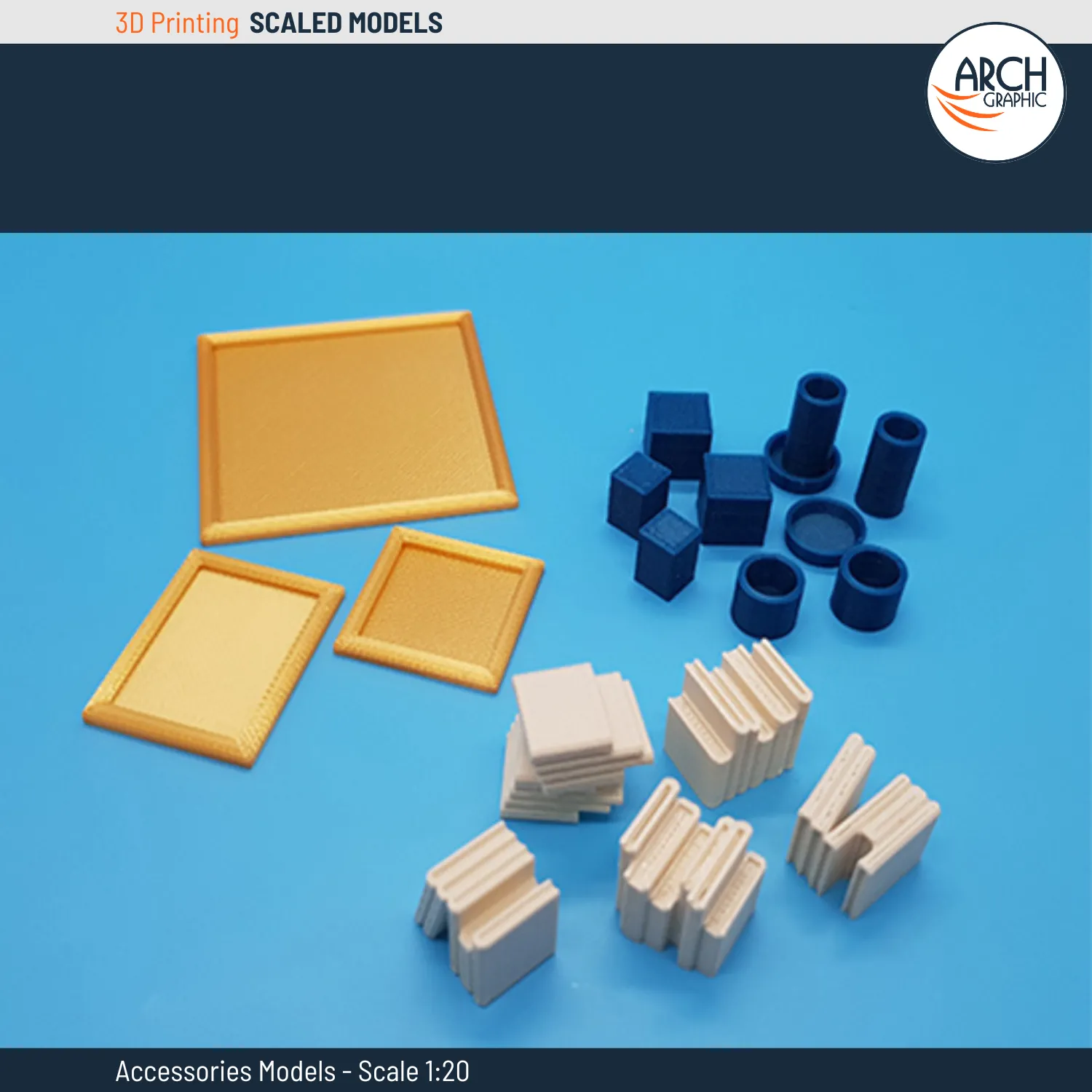 3D Printing Accessories Models, 1:20