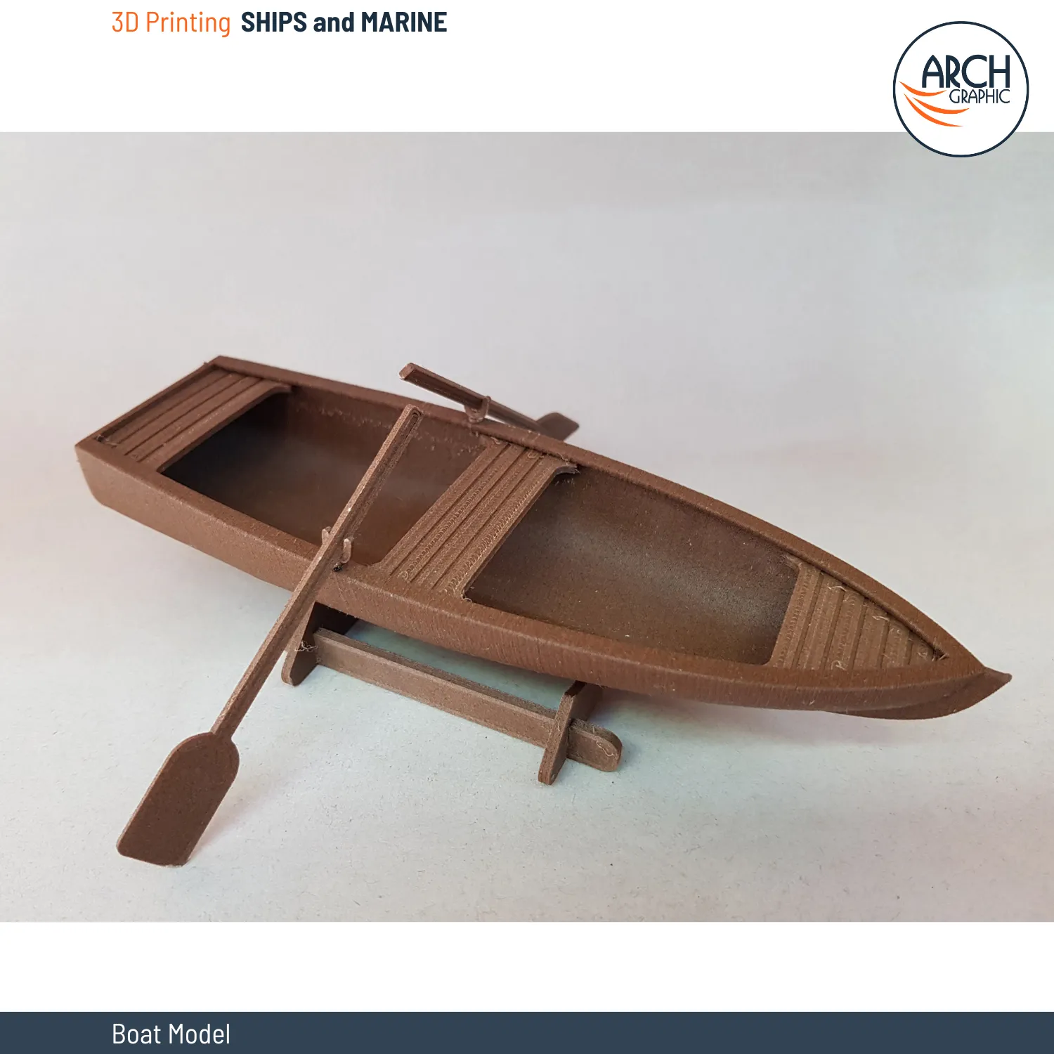 3D Printed Boat Model