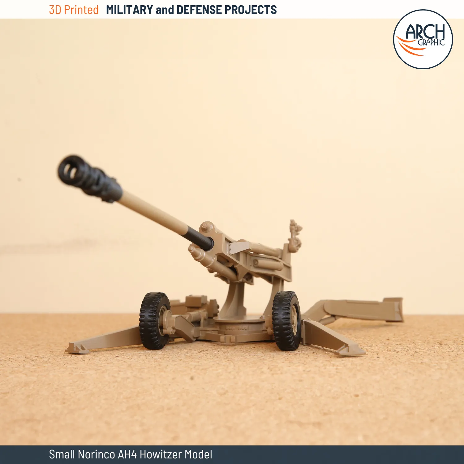 3D Printing Norinco Howitzer