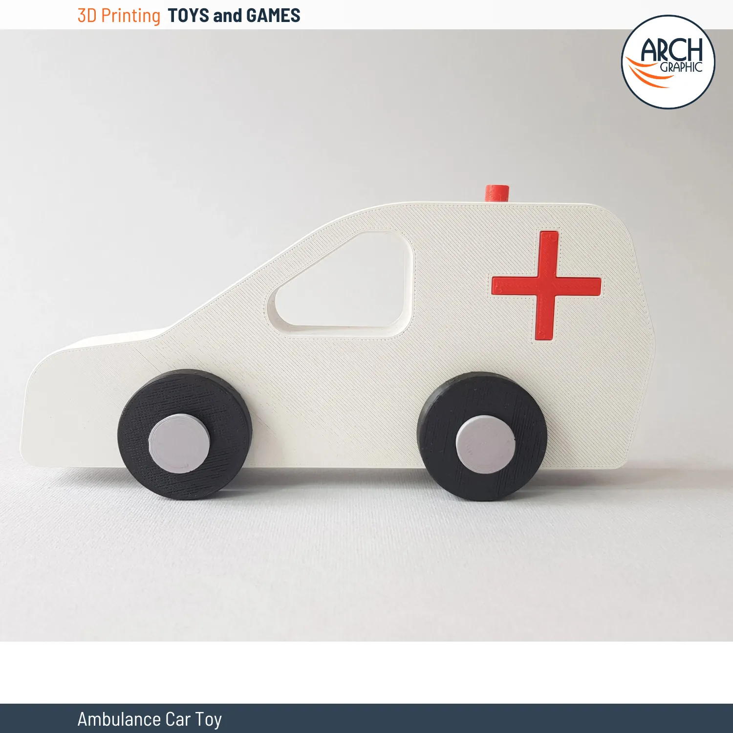 3D Printing Ambulance Car Toy