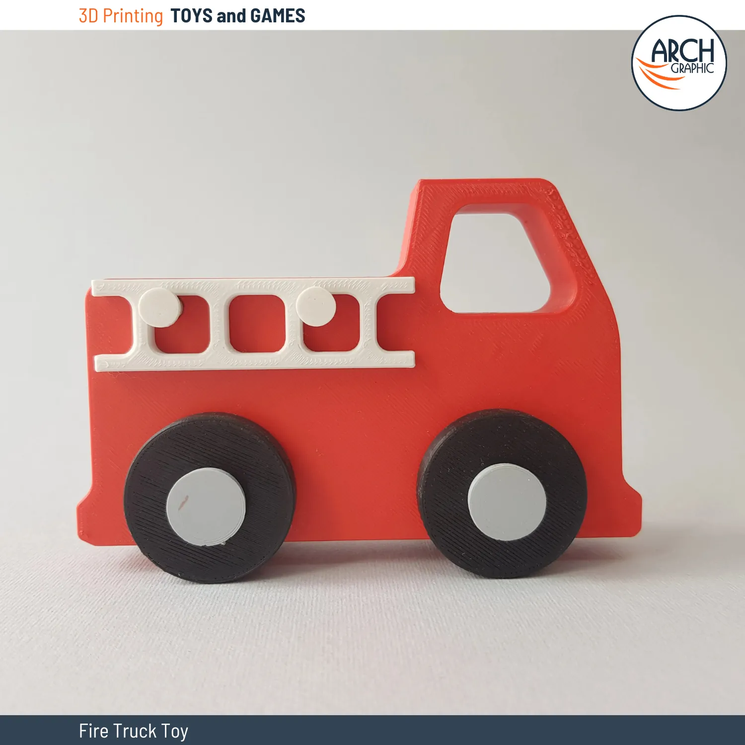 3D Printing Fire Truck Toy