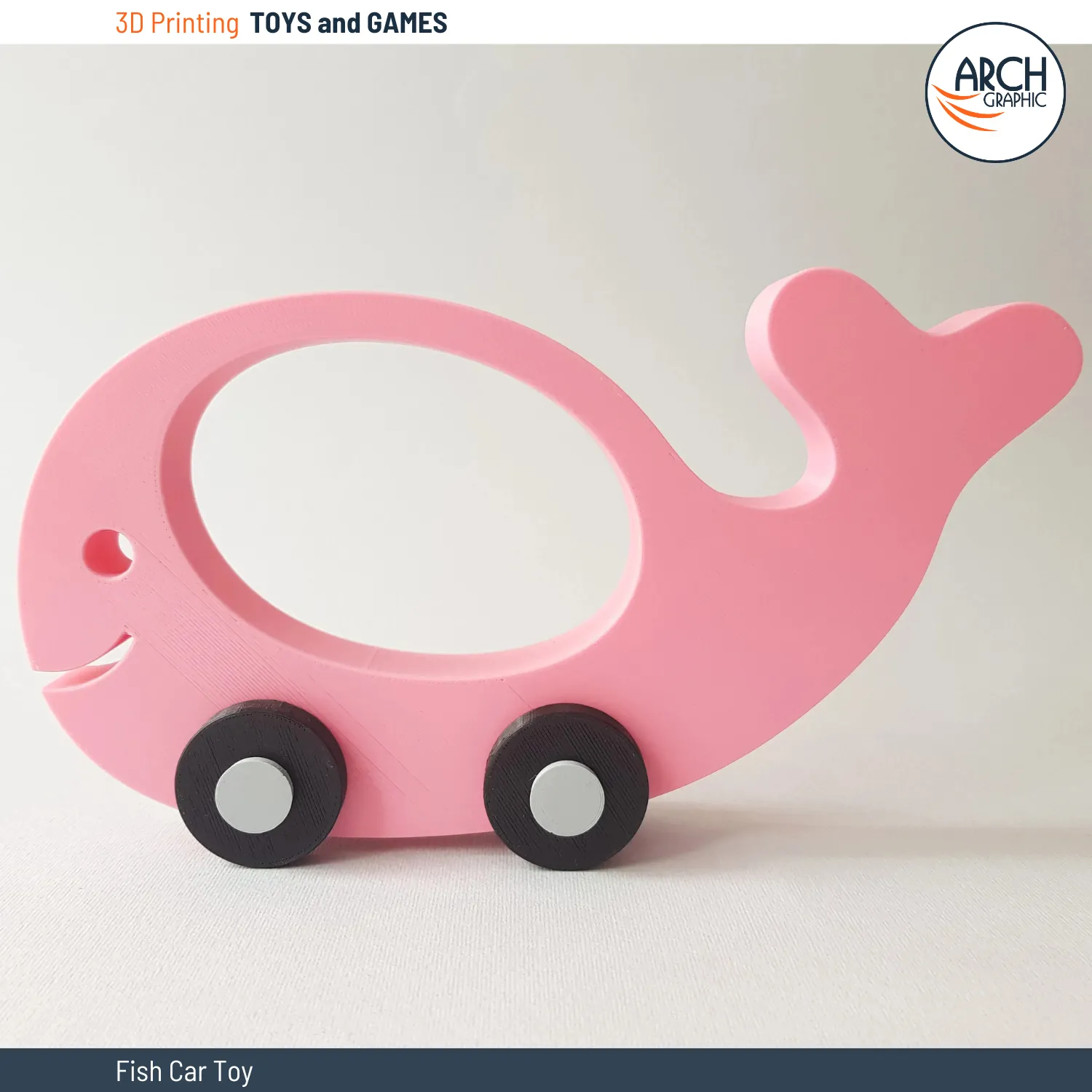 3D Printing Fish Car Toy