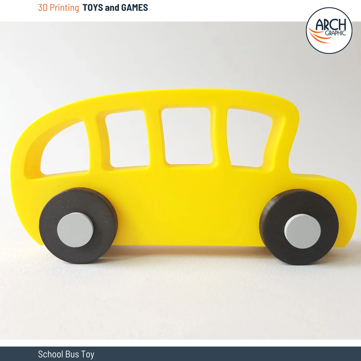 3D Printing School Bus Toy