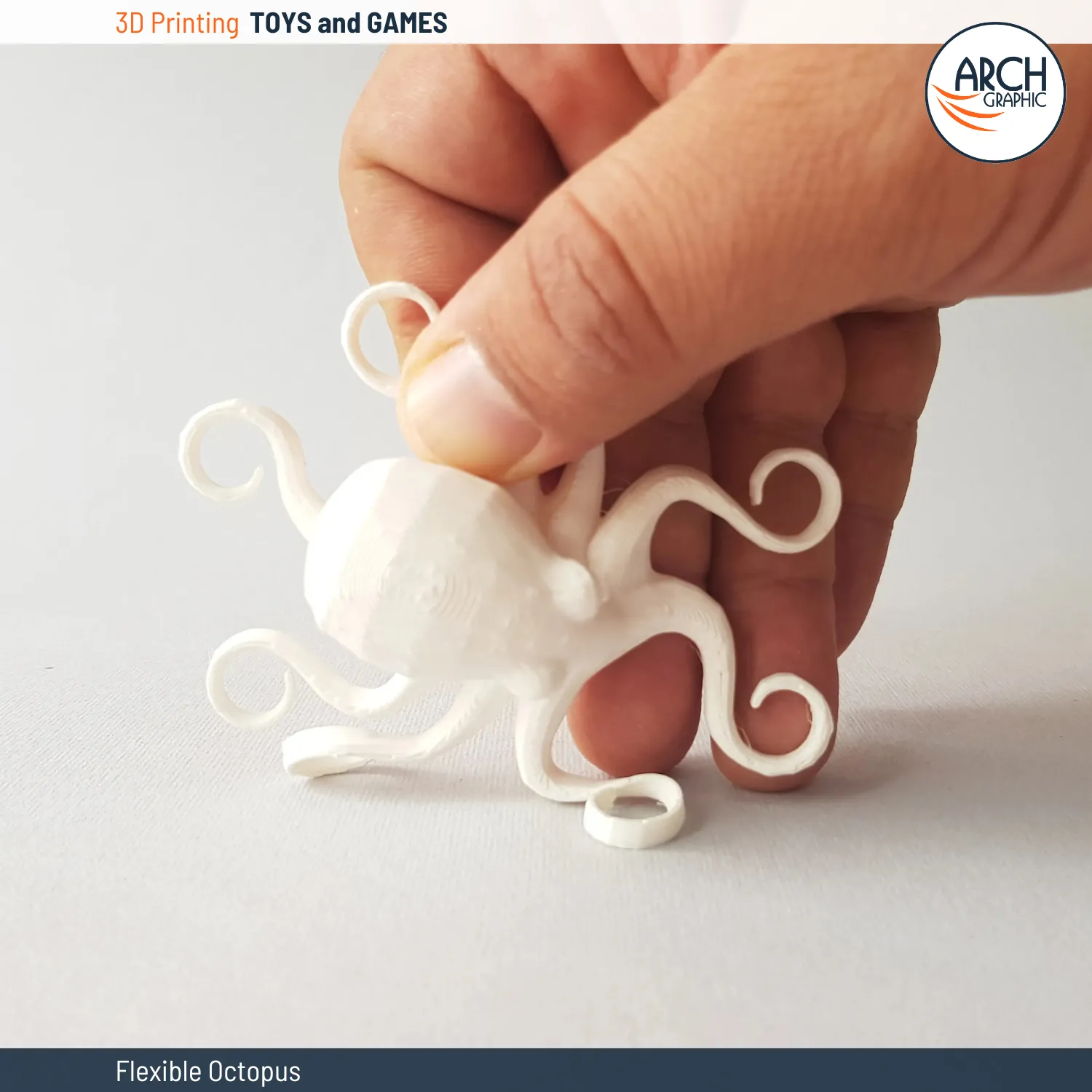 3D Printing Flexible Octopus