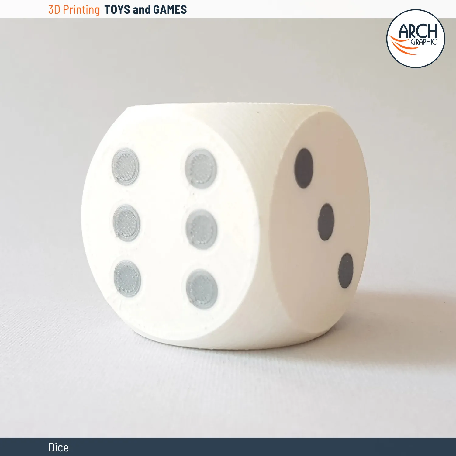 3D Printing Dice Dual Color