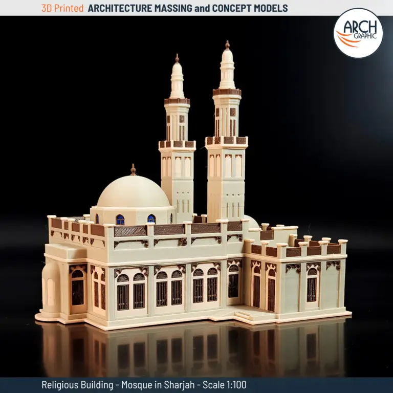 3D Printed Mosque Model – Sharjah