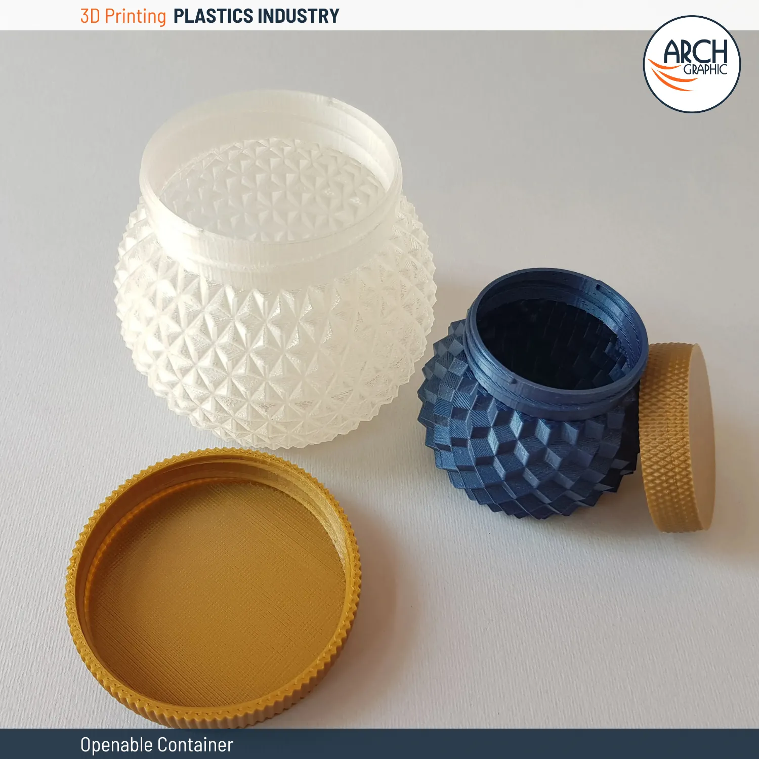 3D Printing Openable Container