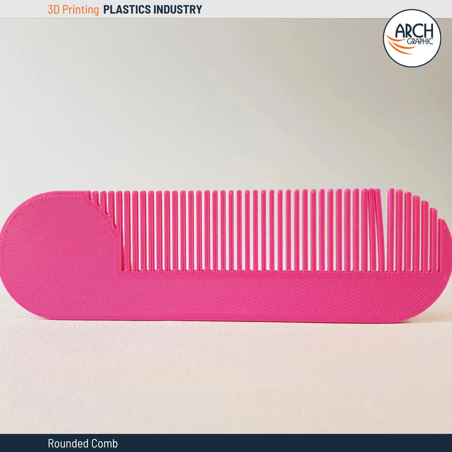3D Printing Rounded Comb